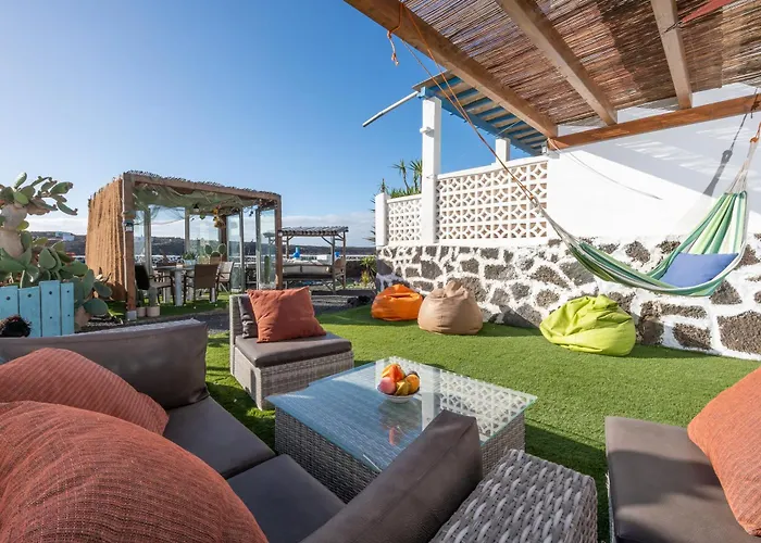 Beachfront Two Bedrooms House Casa Toral * Majanicho